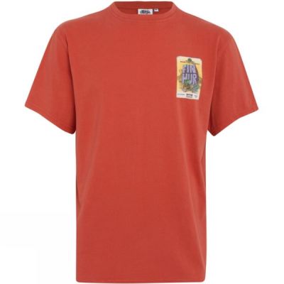 Playeras Weird Fish Fin Hur Hombre - Naranjas - Chile ARW493170